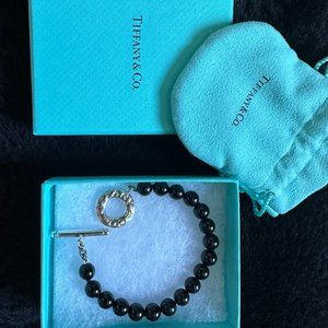 Tiffany & Co Toggle bracelet - Onyx and silver